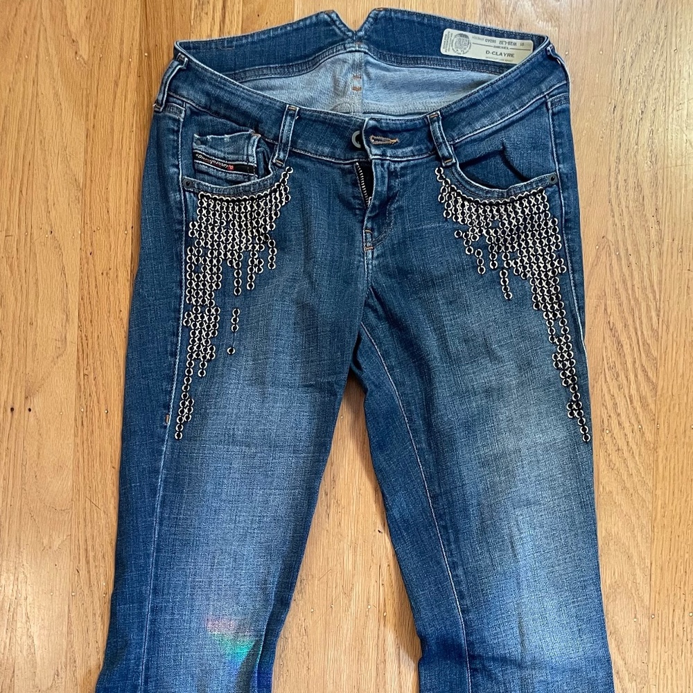 Diesel D-Clayre Bootcut Jeans – W28 L32 – Stretch Denim – Classic Blue – Women’s